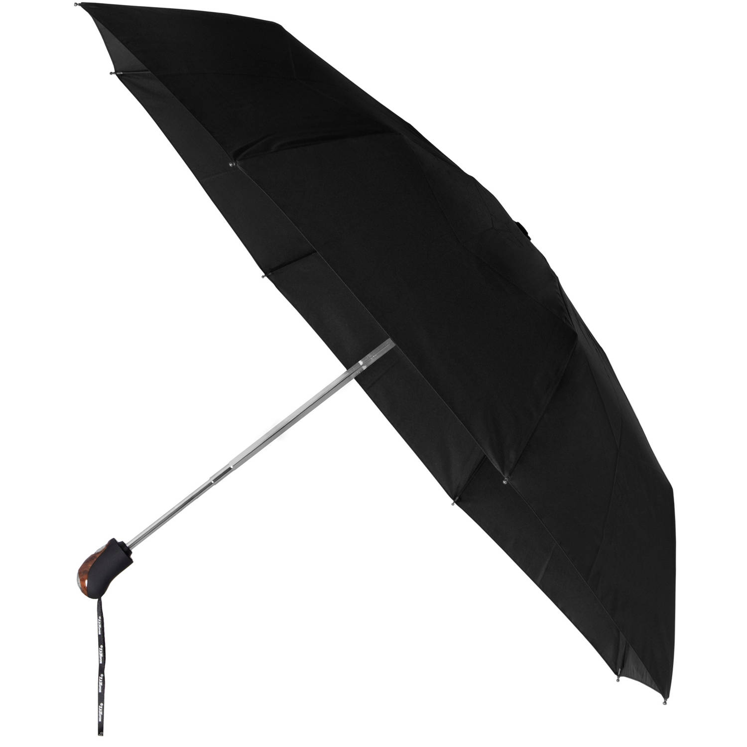 Minimax Auto Open & Close Paraplu Houten Inlay