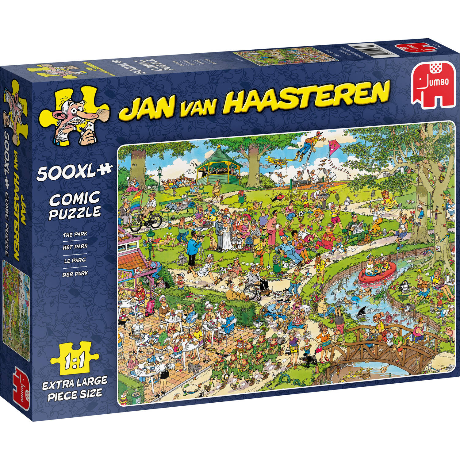 Nauwgezet vergeven shuttle Jan van Haasteren puzzel Het park XL - 500 stukjes | Blokker
