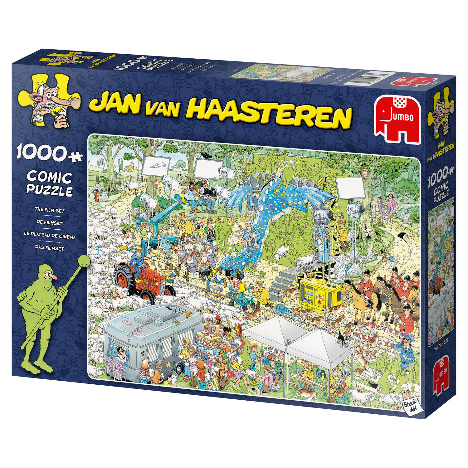 Brullen Kloppen Verfijning Jan van Haasteren puzzel de filmset - 1000 stukjes | Blokker
