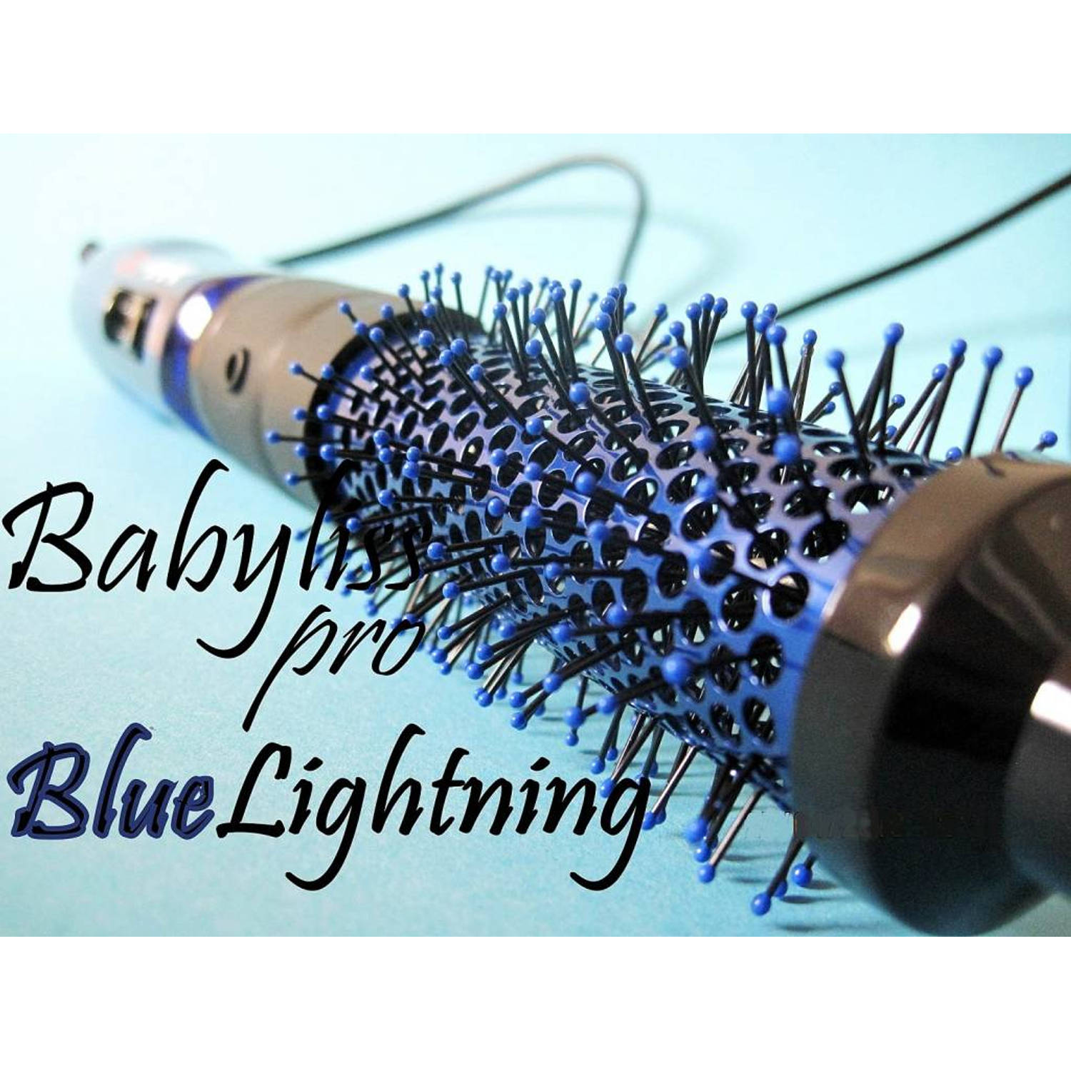 Vijf Waarschuwing handleiding BaByliss PRO Krulborstel Blue Lightning BAB2620E | Blokker