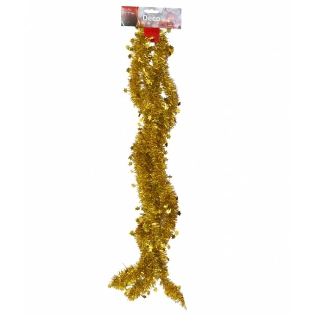 Gouden kerstboom slinger 270 cm - Kerstslingers