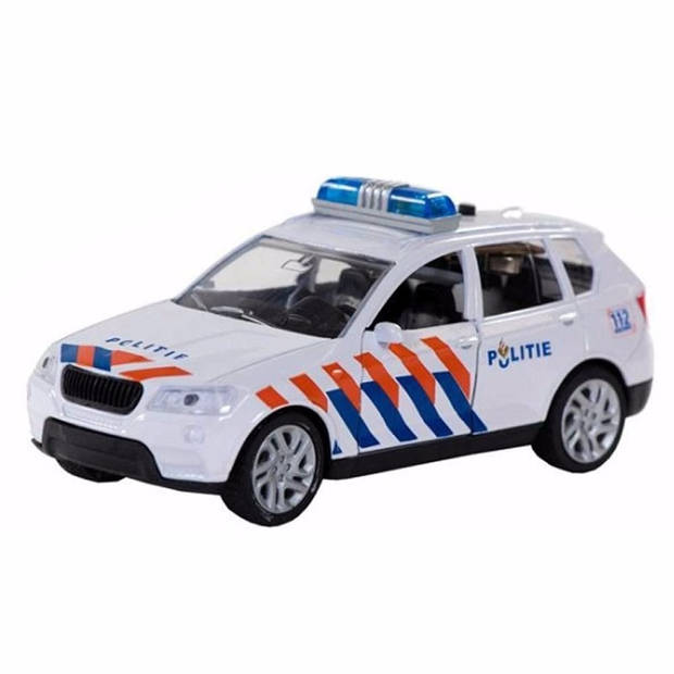 112 speelgoed Politieauto met licht en geluid 12 cm - Speelgoed auto's