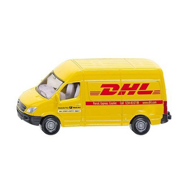 Siku DHL bezorg busje modelauto 8 cm - Speelgoed auto's