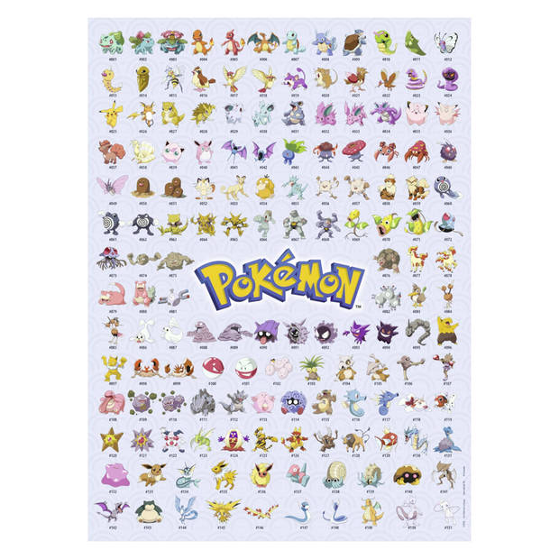 Ravensburger puzzel eerste generatie Pokémon - 500 stukjes