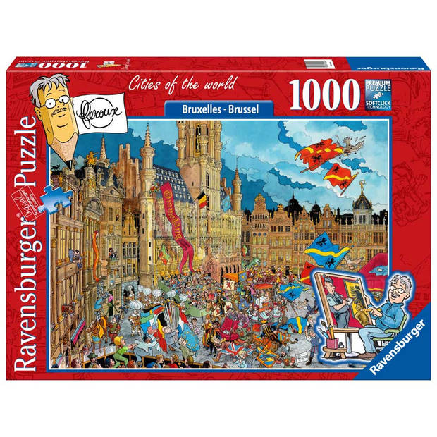 Ravensburger puzzel Fleroux Brussel - 1000 stukjes