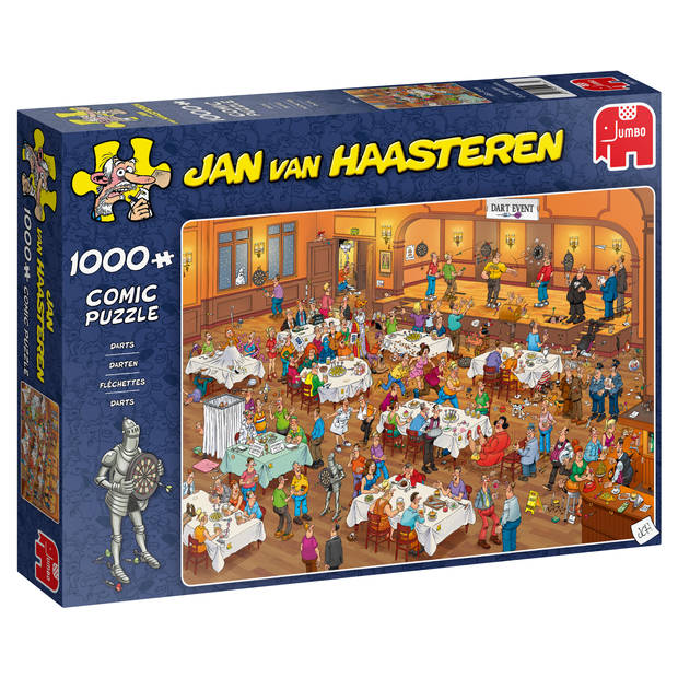Jumbo puzzel Jan van Haasteren Darts - 1000 stukjes