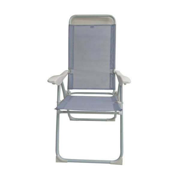 Royal Patio campingstoel Sellin - lichtgrijs/wit