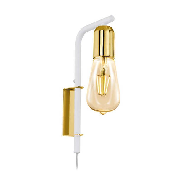 EGLO wandlamp Adri 2 - wit/goud