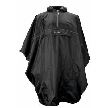 Professionele poncho zwart