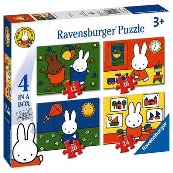 Ravensburger puzzel 4-in-1 Nijntje - 12 + 16 + 20 + 24 stukjes