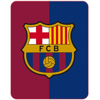 FC Barcelona Fleece deken Officieel - 110 x 140 cm - Multi