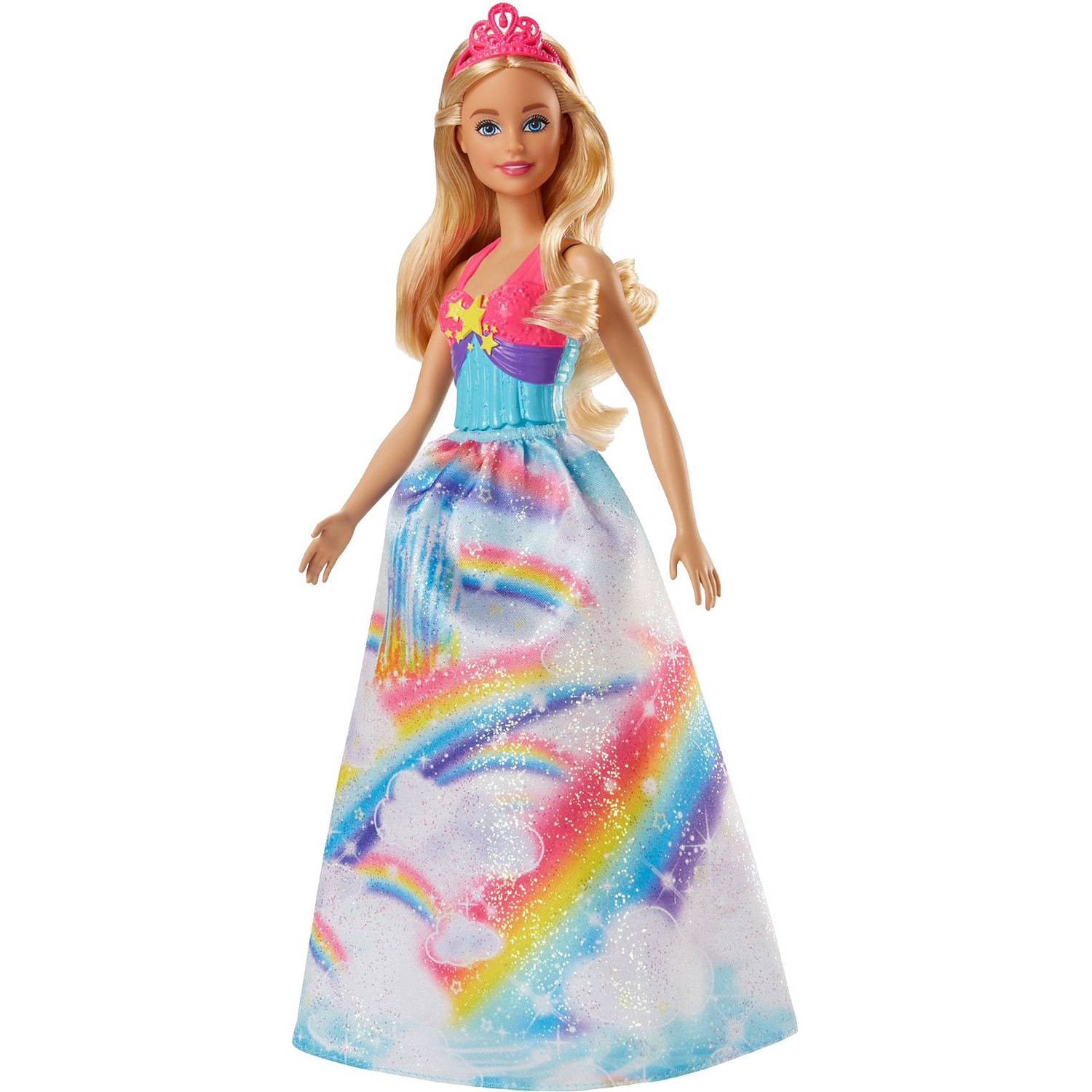 Leraren dag Actief Revolutionair Barbie Dreamtopia pop regenboog prinses - blond haar | Blokker