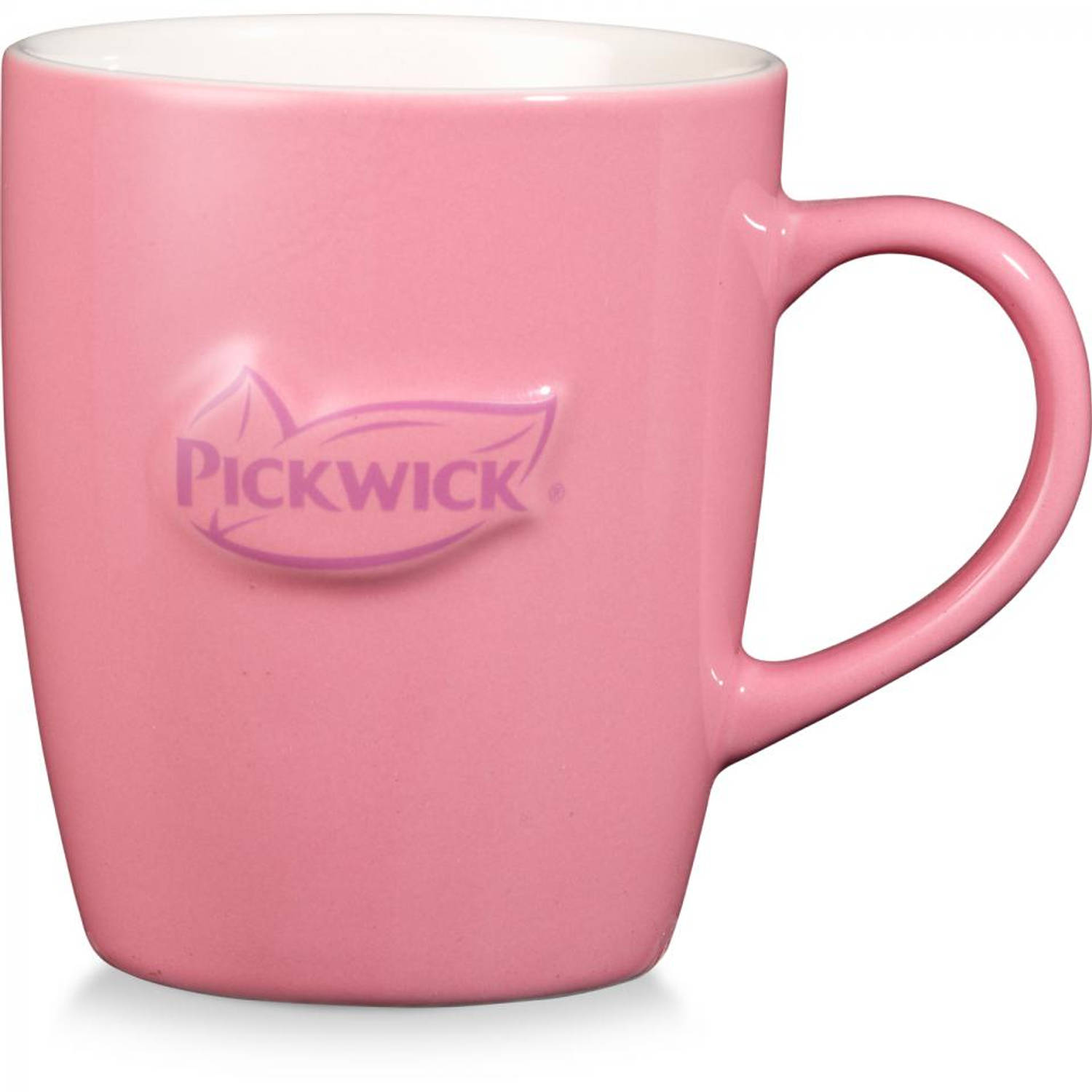 Kosciuszko Pak om te zetten terugbetaling Pickwick Tea Topics mok - 38 cl - roze | Blokker