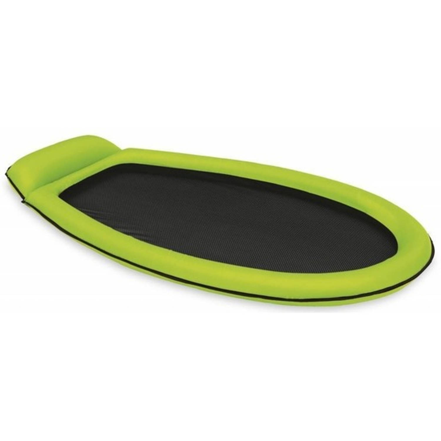Opblaasbaar luchtbed/loungebed groen 178 cm - Luchtbed (zwembad) | Blokker