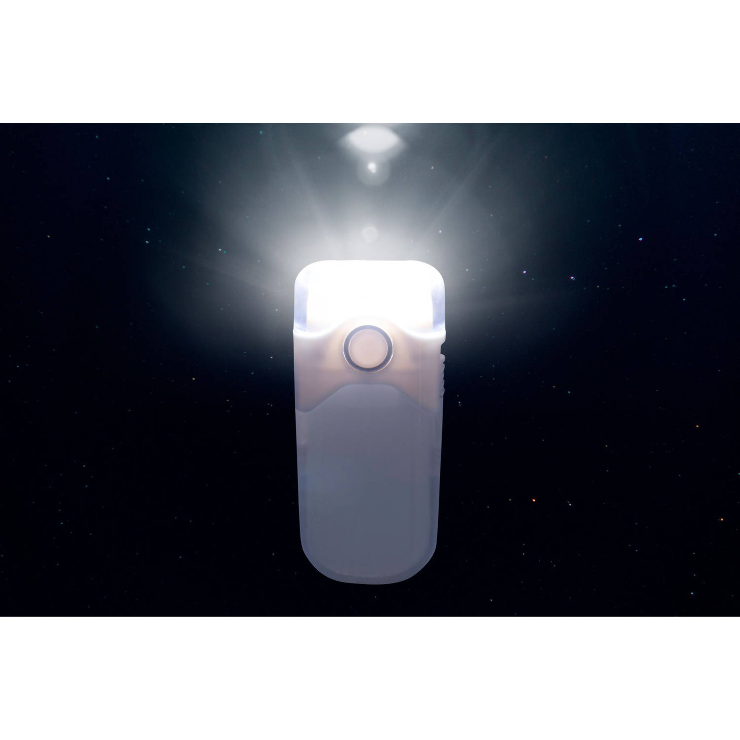 maart de studie Victor Oplaadbare LED zaklamp / automatisch LED nachtlampje Alecto ATL-80 Wit |  Blokker