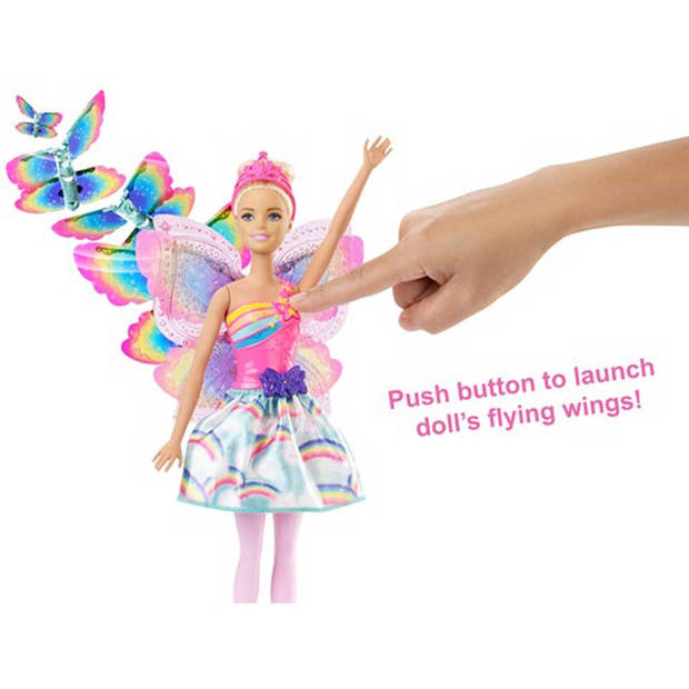 Barbie Dreamtopia fee met vliegende vleugels