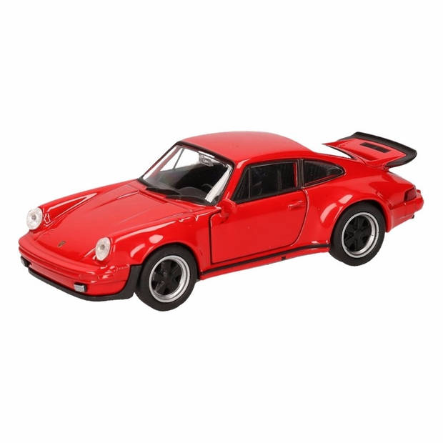 Welly Speelgoedauto Porsche - rood - 911 Turbo - 1:36 - modelauto - Speelgoed auto's