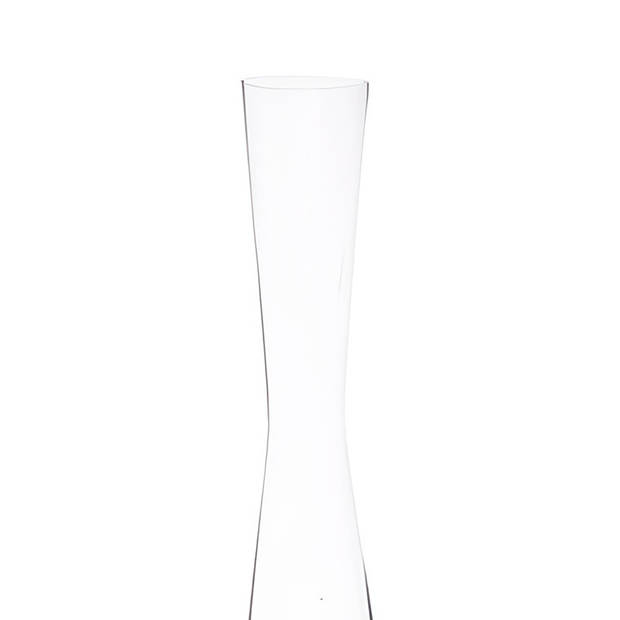Glazen vaas transparant 20 cm smal - Vazen