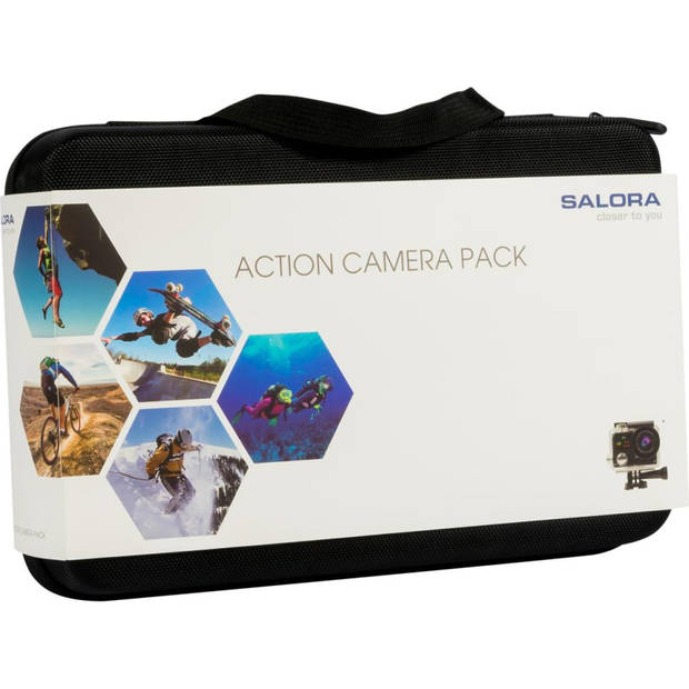 Salora action cam accessoires pakket