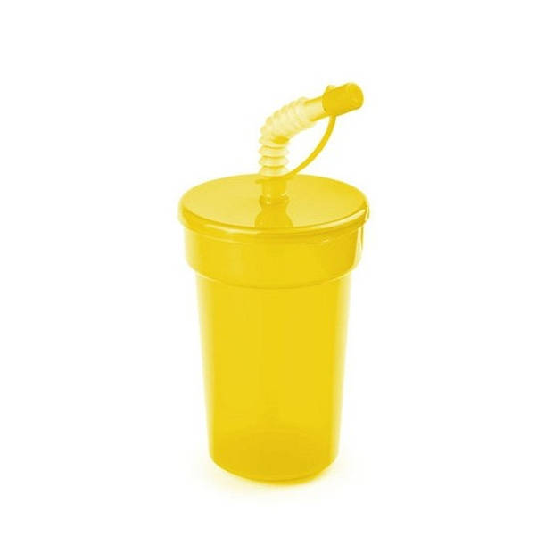 Afsluitbare drinkbeker geel