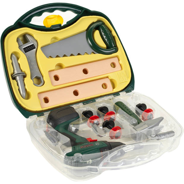 Bosch speelgoed gereedschapskoffer met accuboormachine