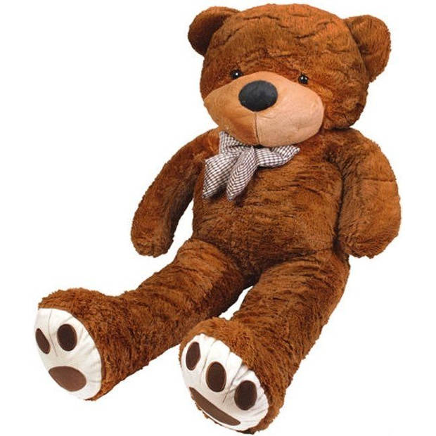 Aa commerce xxl mega teddybeer - beer knuffel - grote pluche knuffelbeer 130cm