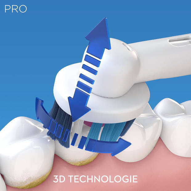 Oral-B elektrische tandenborstel Pro 700 wit - 1 poetsstand