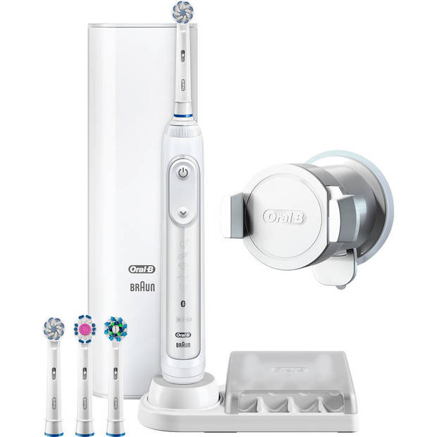 Oral-B elektrische tandenborstel Genius 9100S wit - 6 poetsstanden