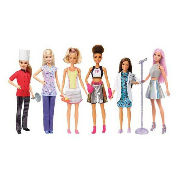 Barbie tienerpop verpleegster meisjes 30 cm blond/roze 3-delig
