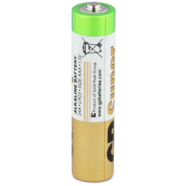 GP Super Alkaline batterijen AAA/LR03 - 4 stuks