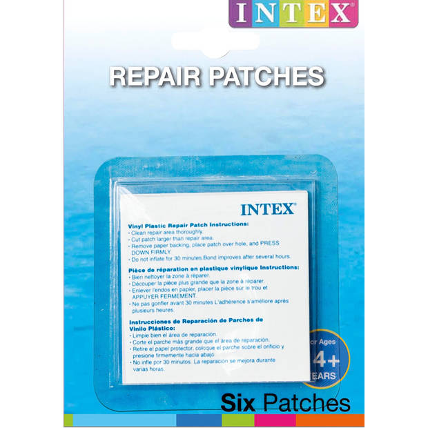 Intex reparatieset 6-delig transparant