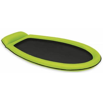 Opblaasbaar Intex luchtbed/loungebed groen 178 x 94 cm - Luchtbed (zwembad)