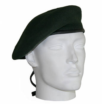 Leger soldaten baretten donkergroen 57 cm - Verkleedhoofddeksels
