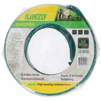 Kinzo Garden tuinslang groen/zwart 10 meter - Tuinslangen