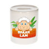 Spaarpot van de spaar schaap Lammy 9 cm - Spaarpotten