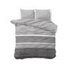 Sleeptime stone stripe grey - dekbedovertrek: 2-persoons (200 cm)