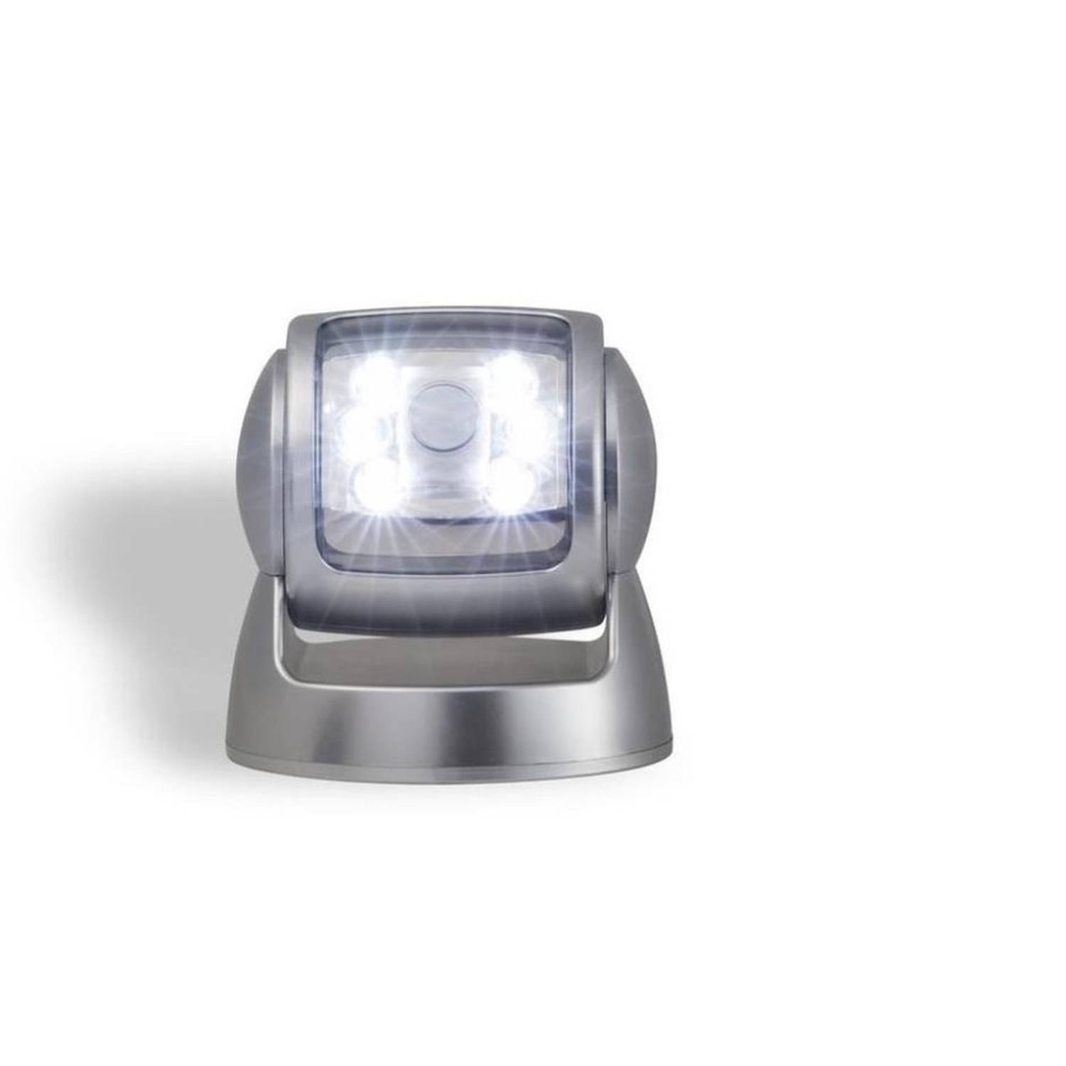 Aangepaste Modderig Officier Draadloze LED Buitenlamp met Bewegingssensor - Werkt op batterijen - 360°  Draaibaar | Blokker