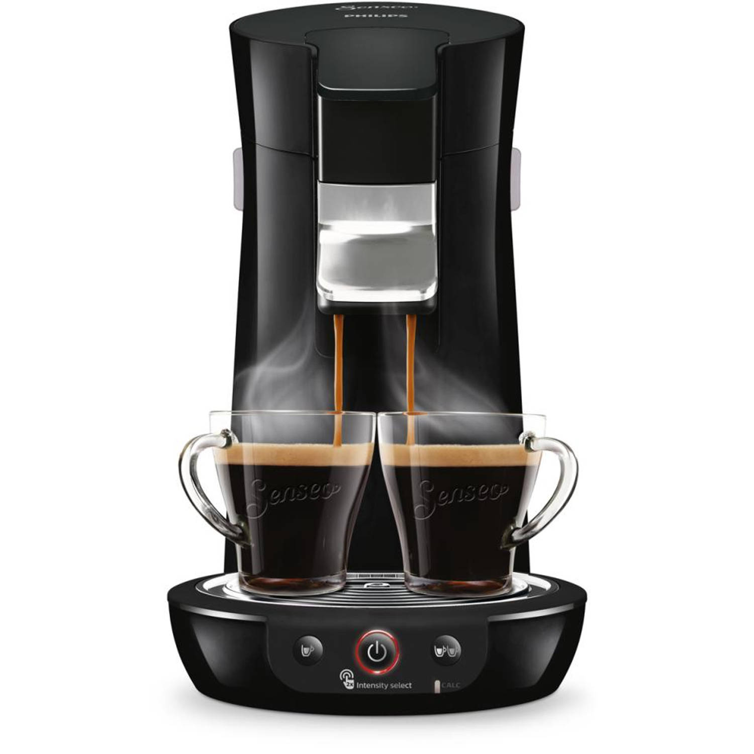 gat Vete Schatting Philips SENSEO® Viva Café koffiepadmachine HD6563/60 - zwart | Blokker
