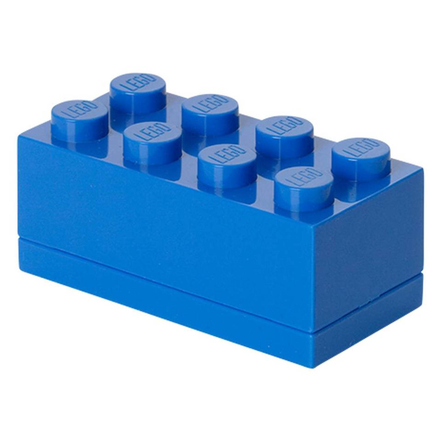 Lego Opbergbox: Mini Brick 8 Blauw