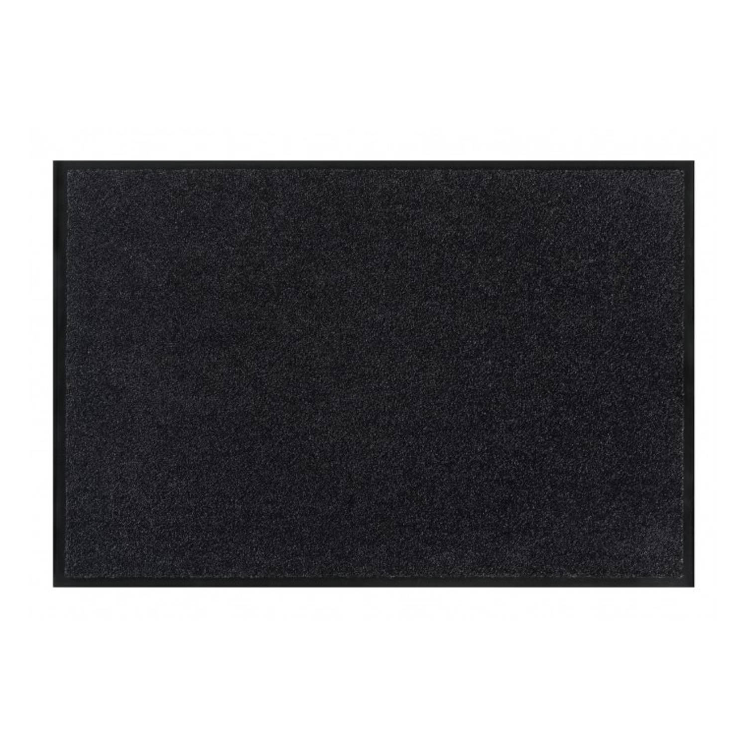 Schoonloopmat colorit zwart 90x250 cm