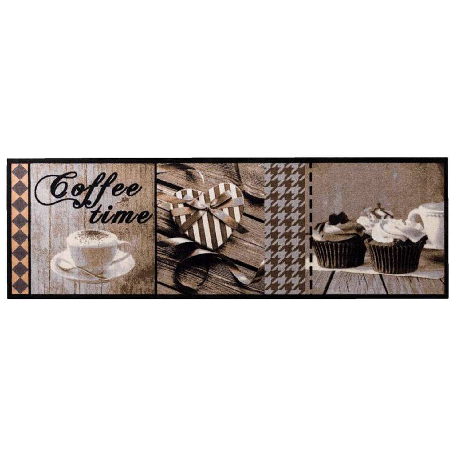 Keukenloper Coffee Time 50x150 cm