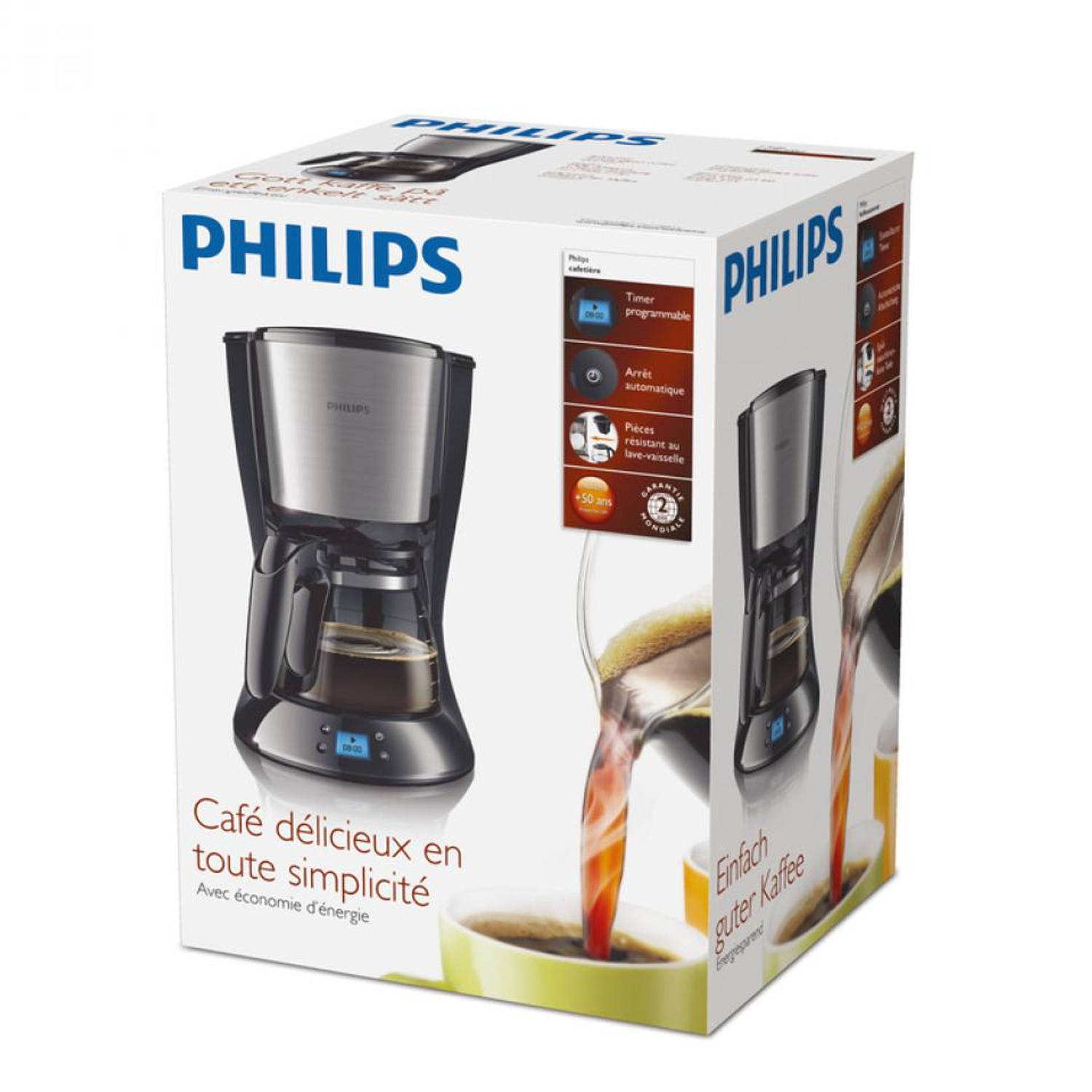 Philips Daily Collection HD7459/20 - zwart | Blokker