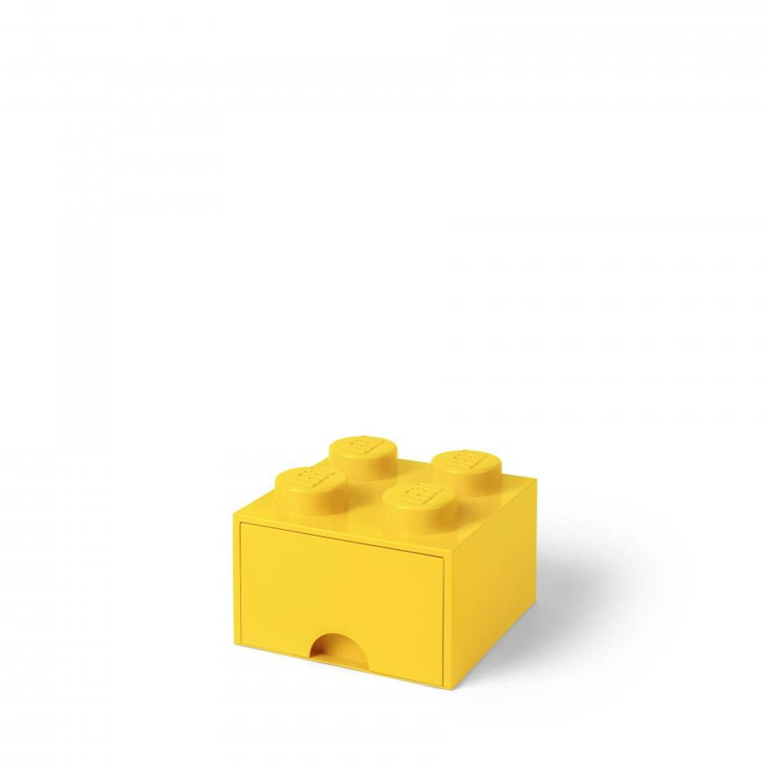 LEGO Brick 4 opberglade - geel