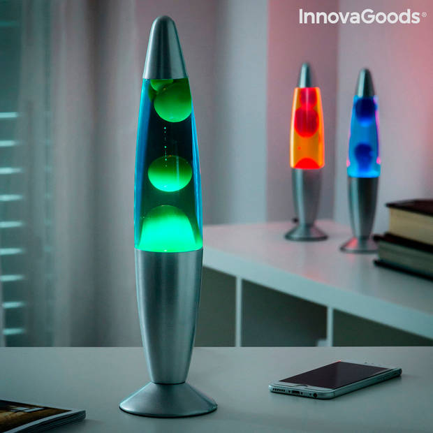 InnovaGoods 25W Magma Lavalamp Tafellamp - Rood