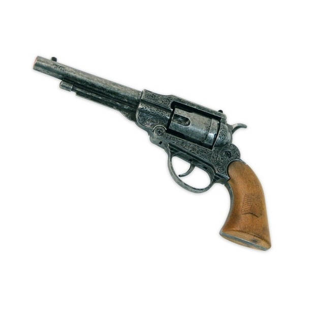 Ouderwetse revolver 8 schoten - Verkleedattributen