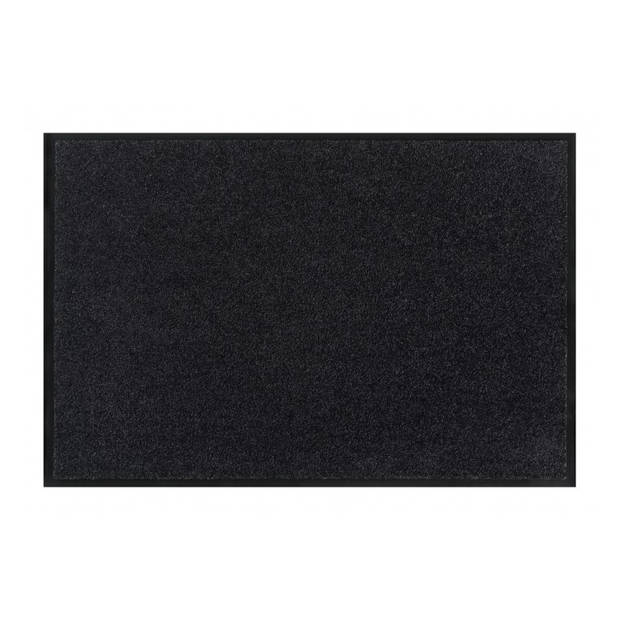 Schoonloopmat COLORIT zwart 90x250 cm