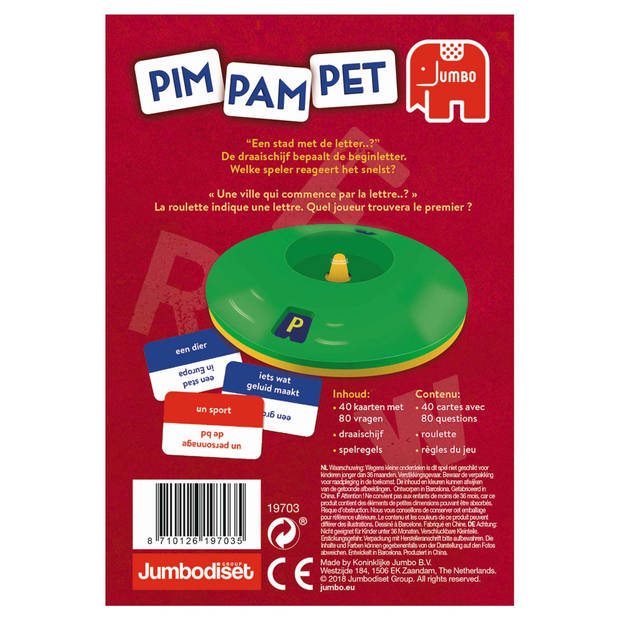 JUMBO Pim Pam Pet original 19 cm