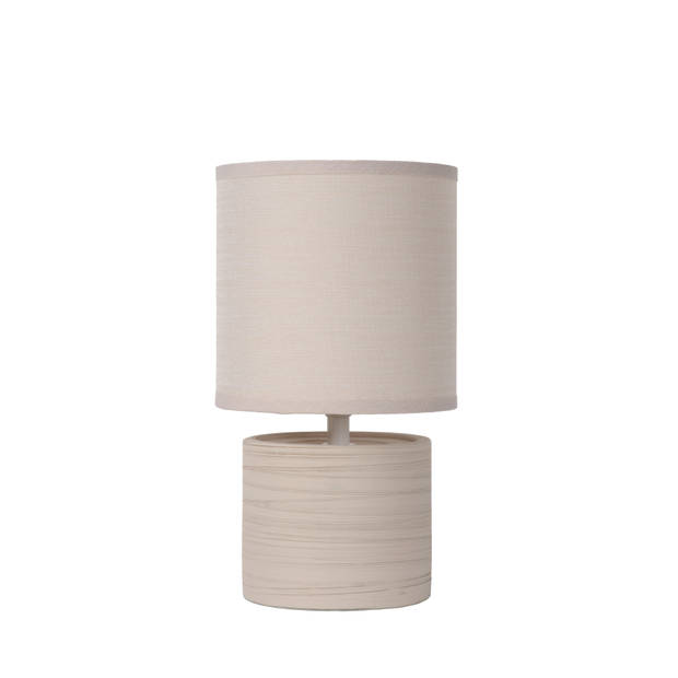 Lucide - greasby tafellamp 14cm - beige
