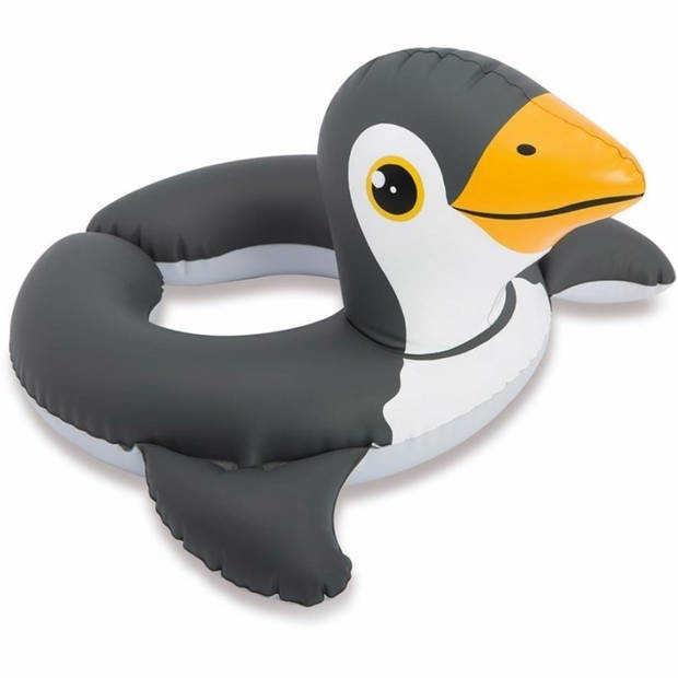 Opblaasbare pinguin zwemband/zwemring 62 cm - Zwembanden