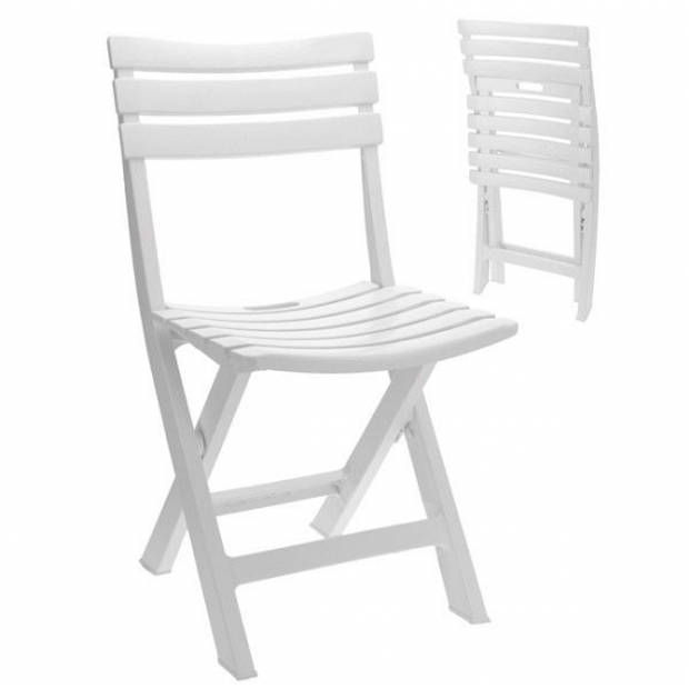 Verjaardag bijzet stoel wit - Klapstoelen